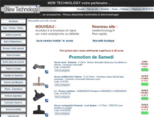 Tablet Screenshot of newtechnology-fr.com